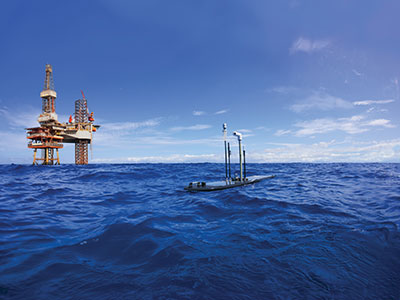 Wave Glider in the Gulf of Mexico