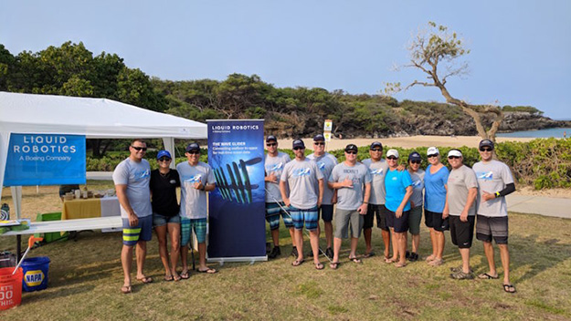 The Hawai’i Operations Team after a successful day of clean up