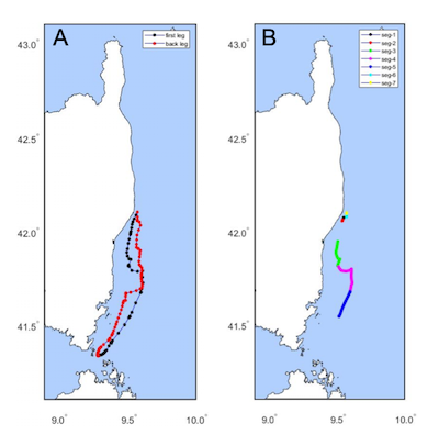 Wave Glider route