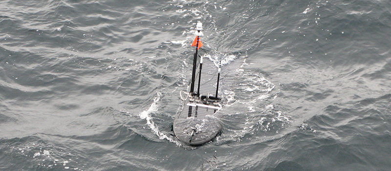 Wave Glider during its mission for the GLIDER Project off the coast of Norway