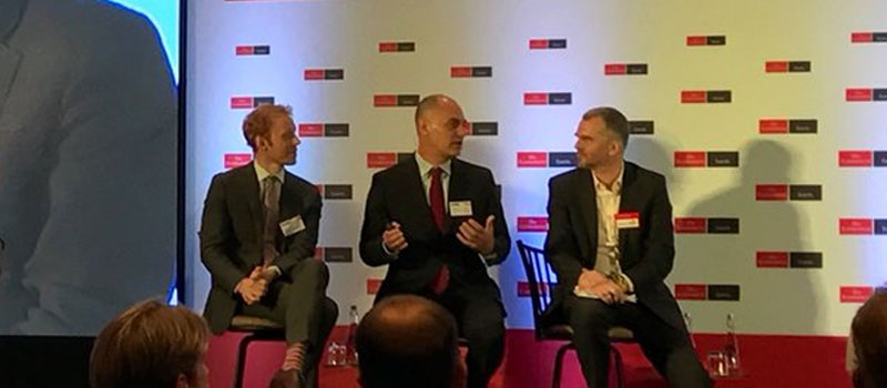 Roger Hine spoke at the 2017 World Ocean Summit on the Tech Sizzle panel discussion